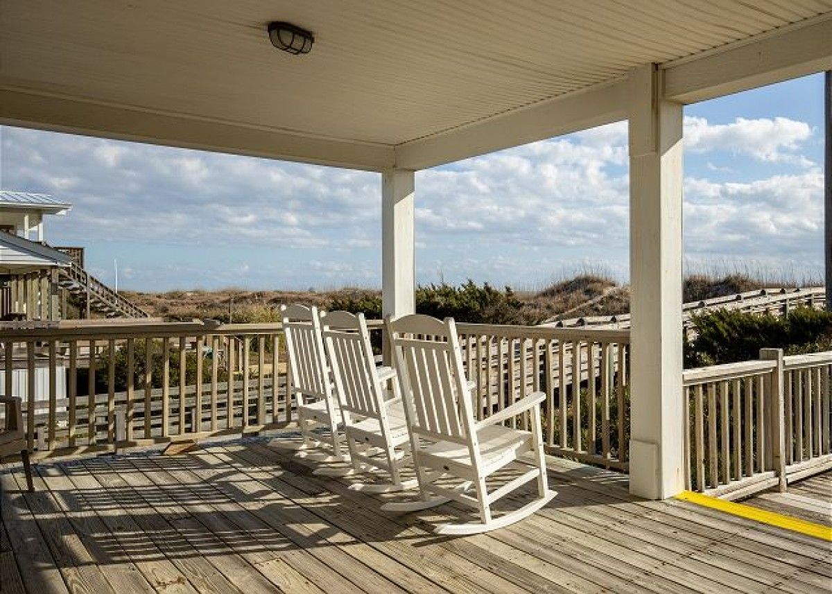 porch of Atlantic Beach rental