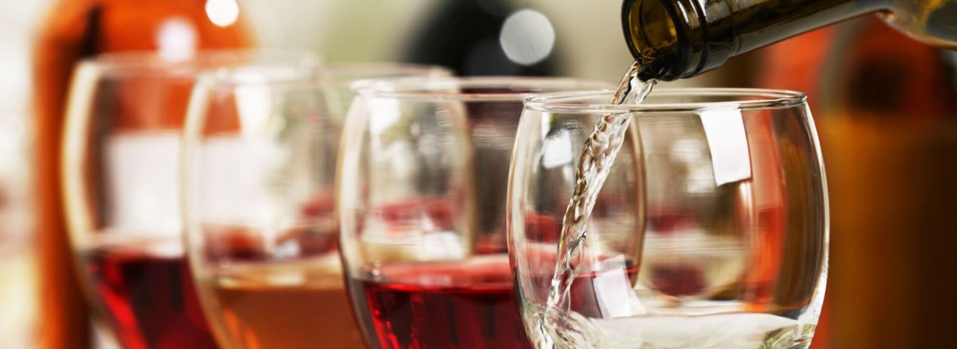 wine pouring