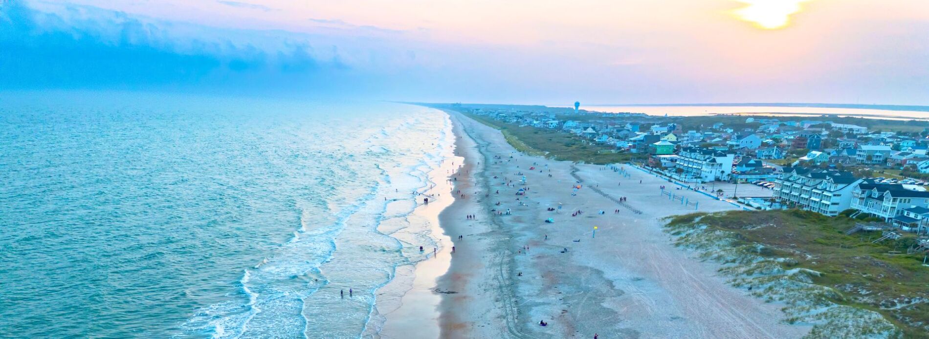 Atlantic Beach sunset in North Carolina