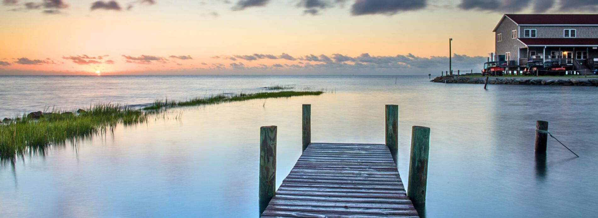 Pier off of Harkers Island