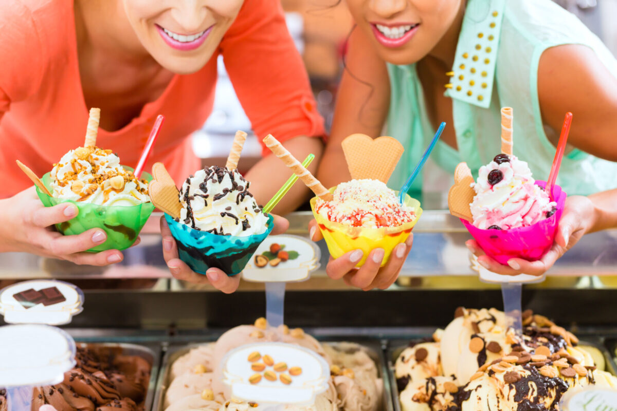 Ice cream cups and candy in Atlantic Beach NC