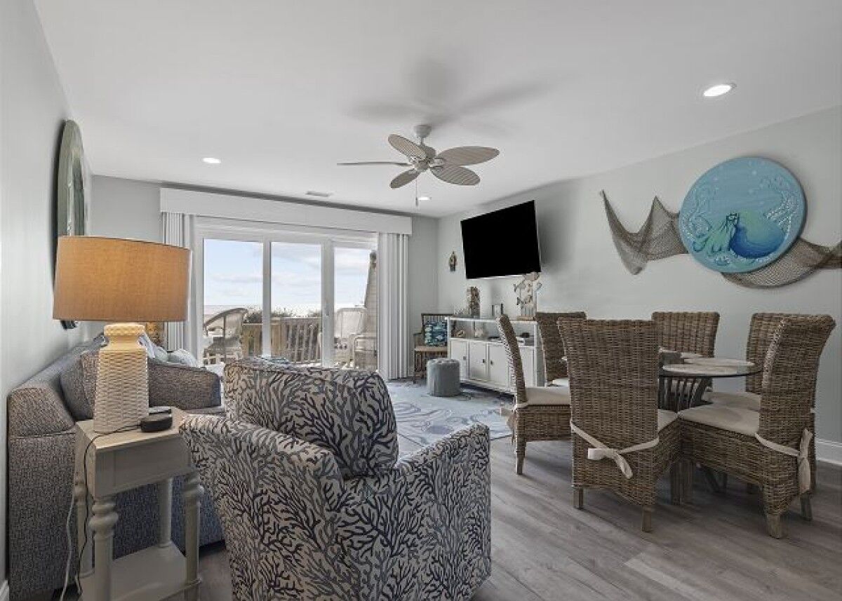 inteior of vacation rental