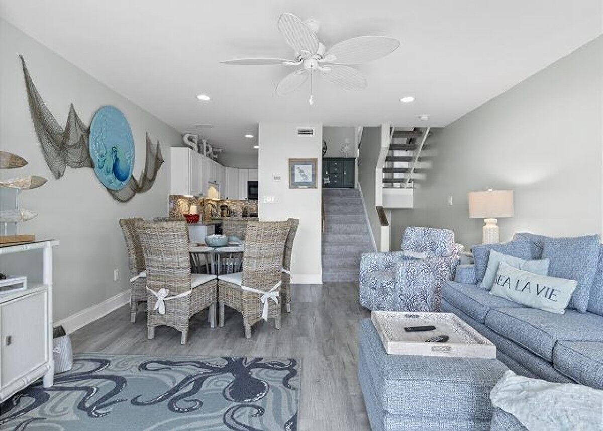interior of vacation rental