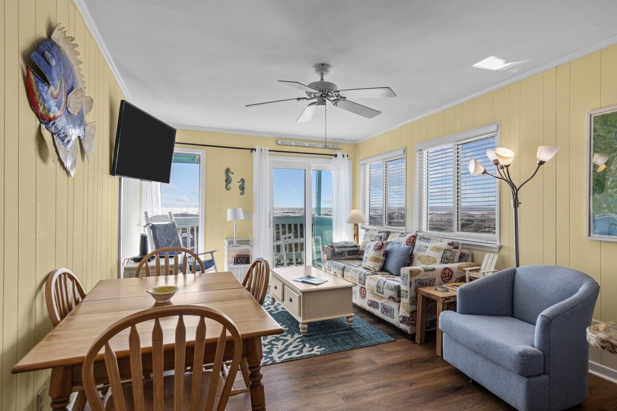 interior of vacation rental