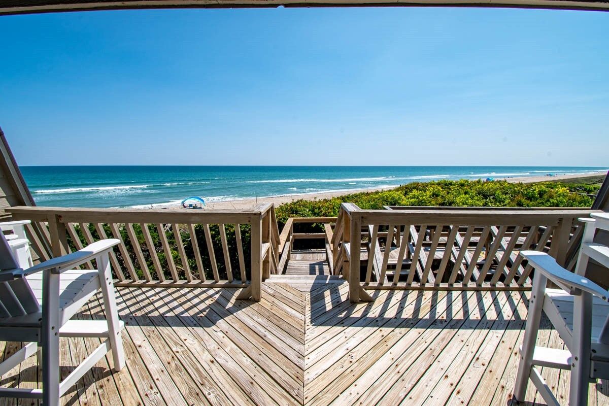 ciew from atlantioc beach vacation rental
