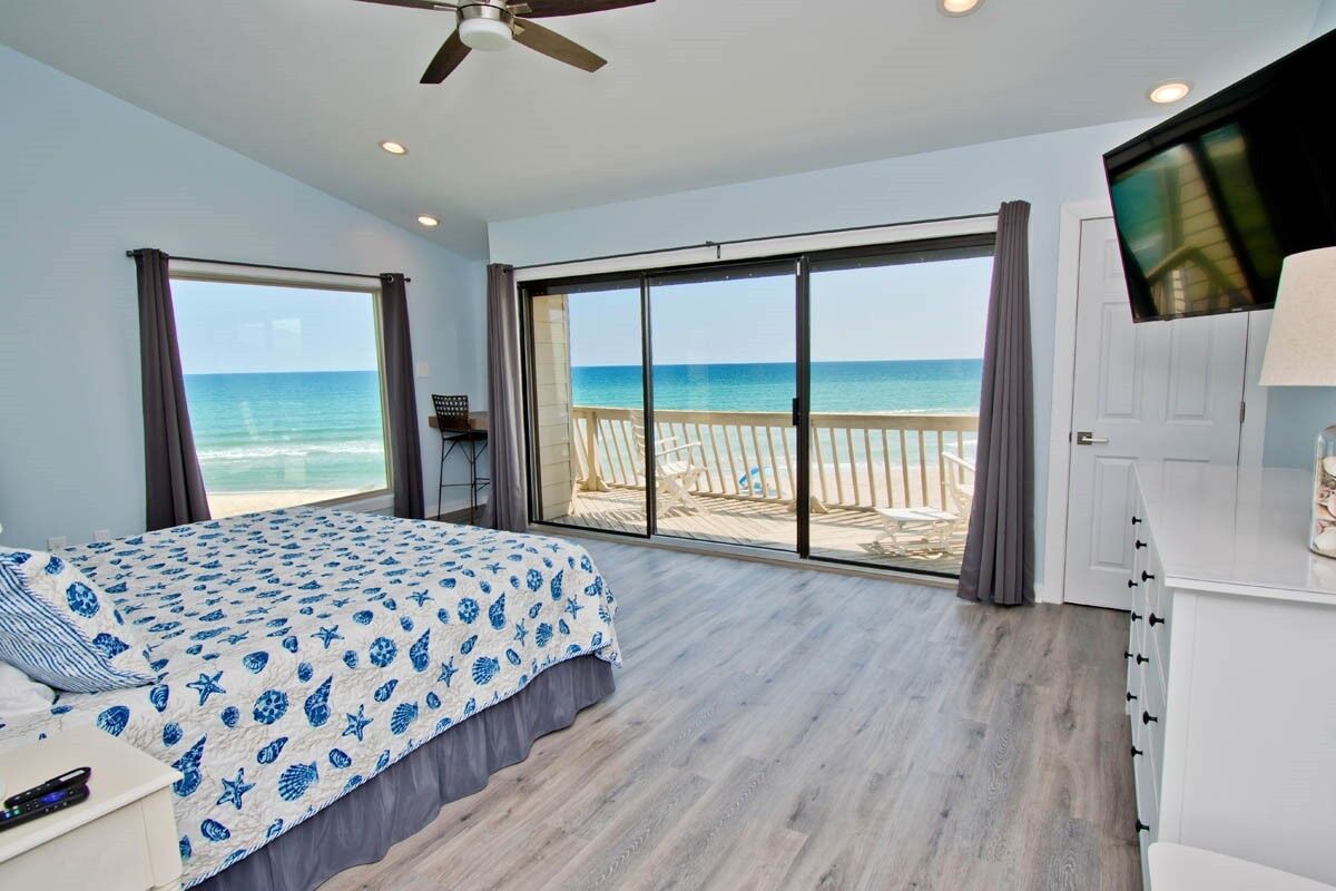 bedroom of atlantic beach vacation rental